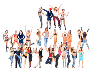 Obraz premium Dancing People Happiness