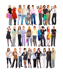 Obraz premium Diversity Crowd Professionals