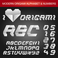 Origami Style Alphabet
