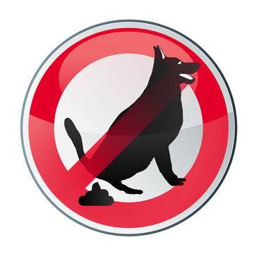 interdiction aux chiens de faire leurs besoins - d&eacute;f&eacute;quer