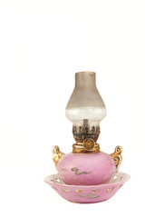 old classic pink lamp