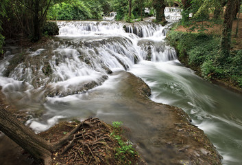 Waterfall at the Monasterio de Piedra Natural Park