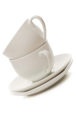 two empty cups