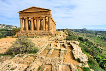 Fototapeta na wymiar Agrigento - świątynia grecka