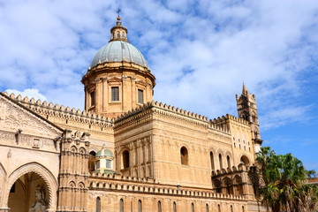 Fototapeta na wymiar Palermo cathedral church