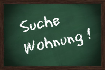 Kreidetafel suche Wohnung