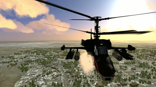 hélicoptère de combat 1.4