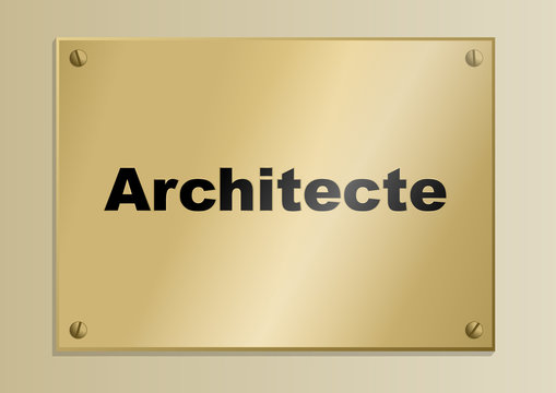 Plaque_Metier_Architecte