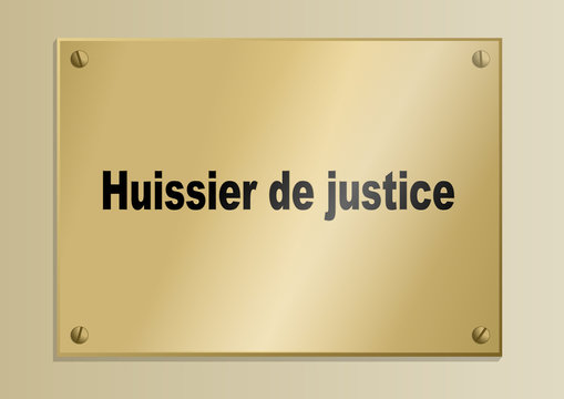 Plaque_Metier_Huissier