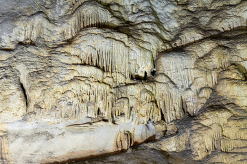 Formations inside the Gokgol Cave, Zonguldak, Turkey