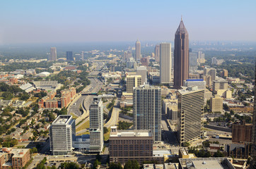 Fototapeta premium Downtown Atlanta Cityscape