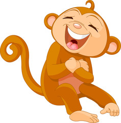 Laughing  monkey