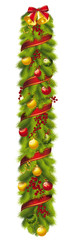 Obraz na płótnie Canvas Christmas garland