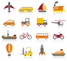 Transportation icons
