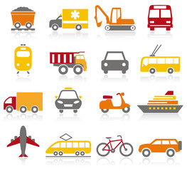 Transportation icons