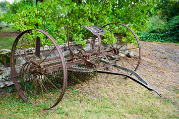 historical farm machine