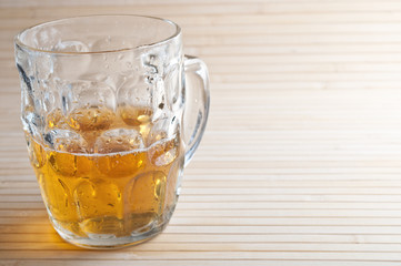 fresh glass of beer