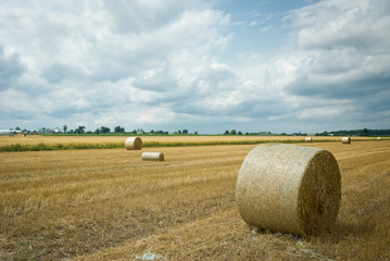 straw bales