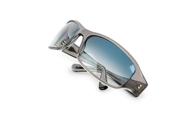 Elegant sunglasses isolated on white