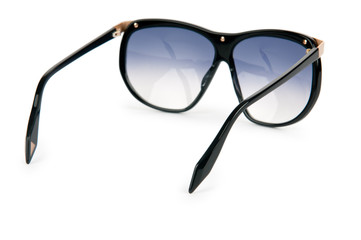 Elegant sunglasses isolated on white