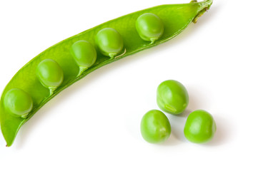 Pea closeup