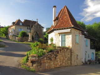 Village de Curemonte ; Limousin ; Quercy ; Périgord