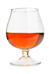 cognac in a classic glass