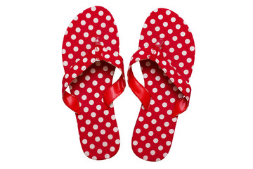 Red flipflops