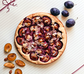 Plum pie