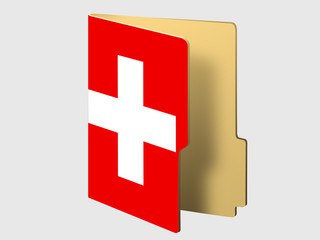 Obraz premium A Computer Folder Switzerland
