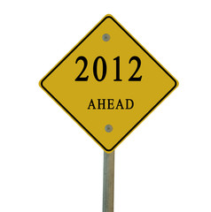 Road sign to new year