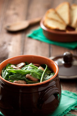 Chicory with Broad Beans: a Traditional Dish from Apulia, Italy