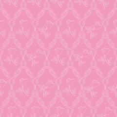 seamless abstract pink orient pattern