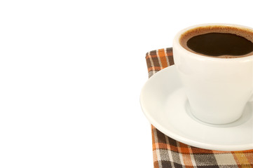 cup of strong coffee