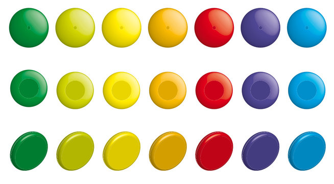 botones color