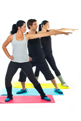 Obraz premium Group of people doing fitness