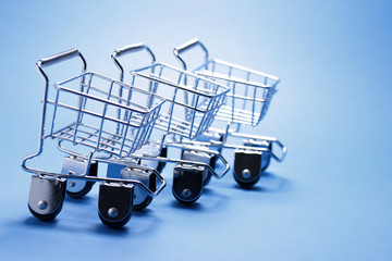 Miniature Shopping Trolleys