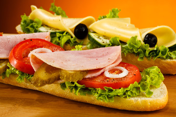 Long sandwiches
