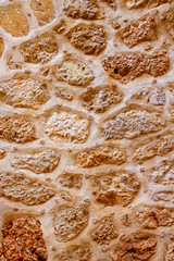 Majorca stone masonry wall vertical composition