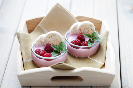 raspberry yogurt