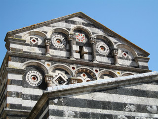 Decorazioni della basilica romanica di Saccargia - Sardegna