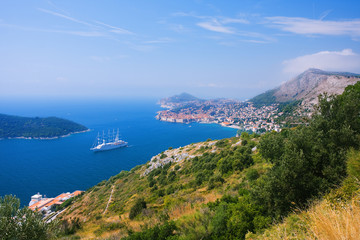 Fototapeta na wymiar view of Dubrovnik
