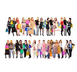 Obraz premium Shopping Buying Women