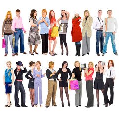 Obraz premium Portrait Isolated Workers