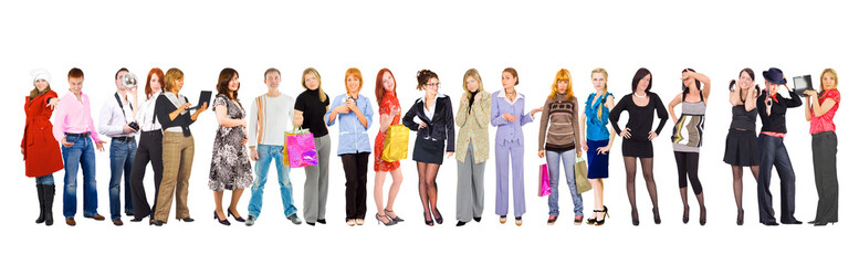 Fototapeta premium Business People Line