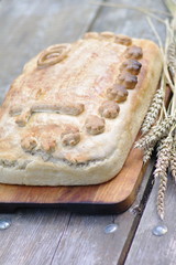 Chleb weselny na stole © nestonik