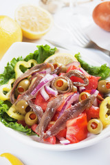 Anchovy salad