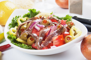 Anchovy salad
