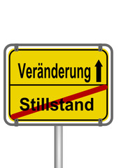 Ver&auml;nderung vs Stillstand