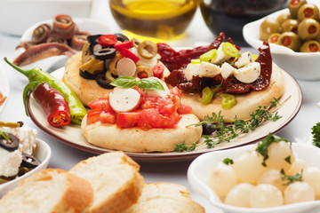 Spanish tapas food
